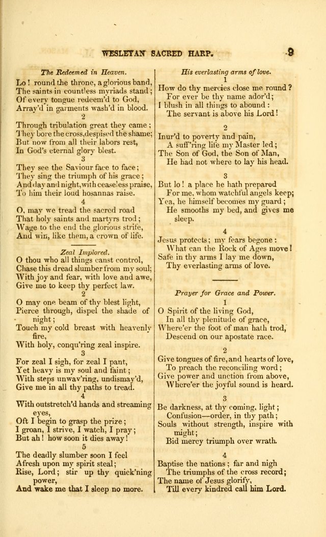 The Wesleyan Sacred Harp: a collection of choice tunes and hymns for prayer class and camp meetings, choirs and congregational singing page 16