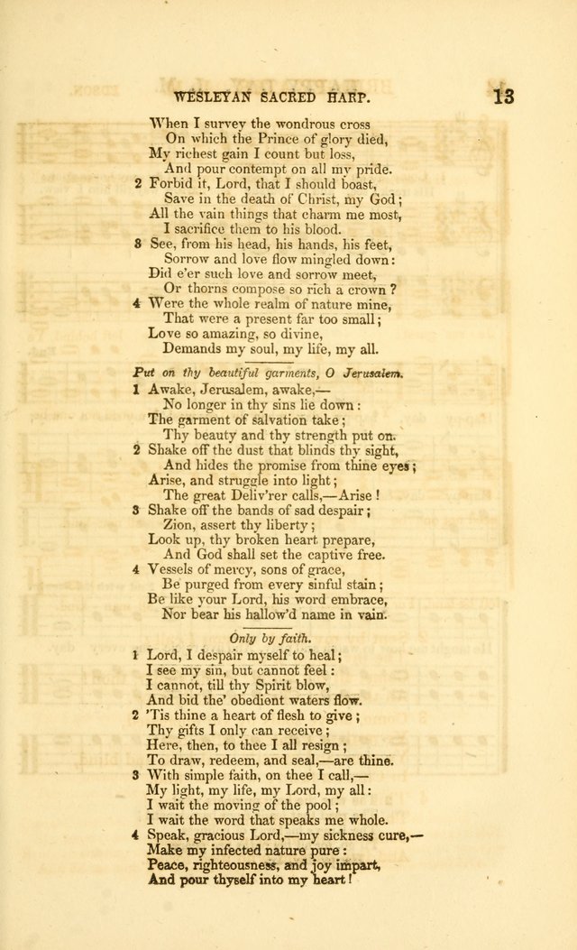 The Wesleyan Sacred Harp: a collection of choice tunes and hymns for prayer class and camp meetings, choirs and congregational singing page 20