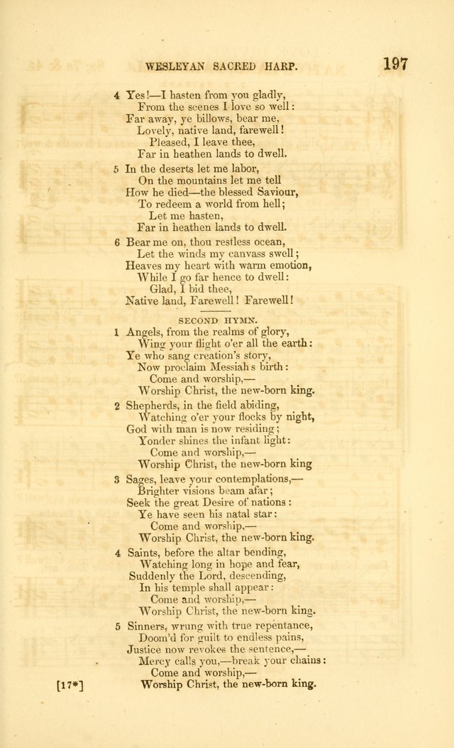 The Wesleyan Sacred Harp: a collection of choice tunes and hymns for prayer class and camp meetings, choirs and congregational singing page 204