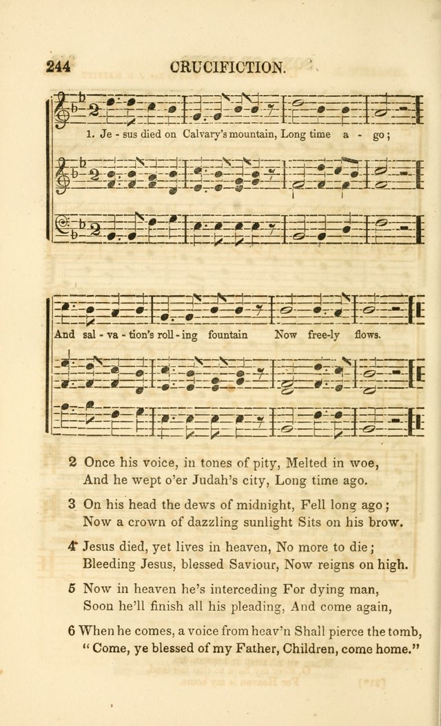 The Wesleyan Sacred Harp: a collection of choice tunes and hymns for prayer class and camp meetings, choirs and congregational singing page 251