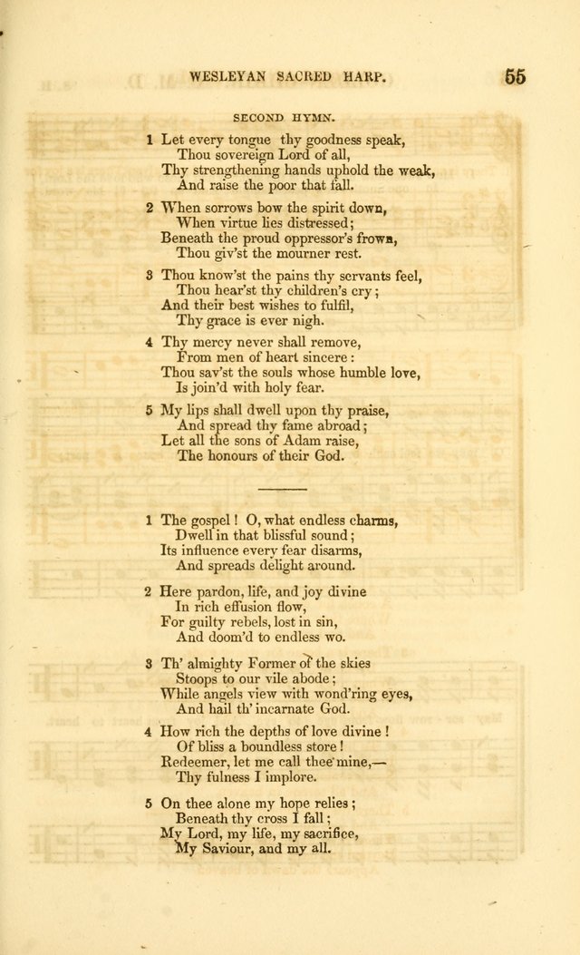 The Wesleyan Sacred Harp: a collection of choice tunes and hymns for prayer class and camp meetings, choirs and congregational singing page 62