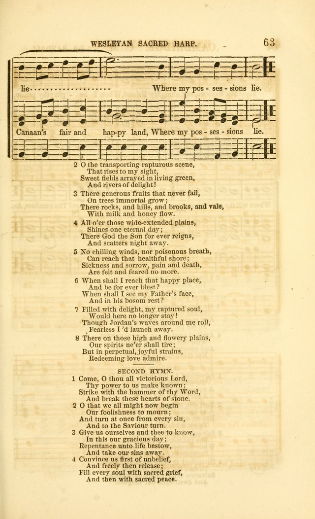 The Wesleyan Sacred Harp: a collection of choice tunes and hymns for prayer class and camp meetings, choirs and congregational singing page 70