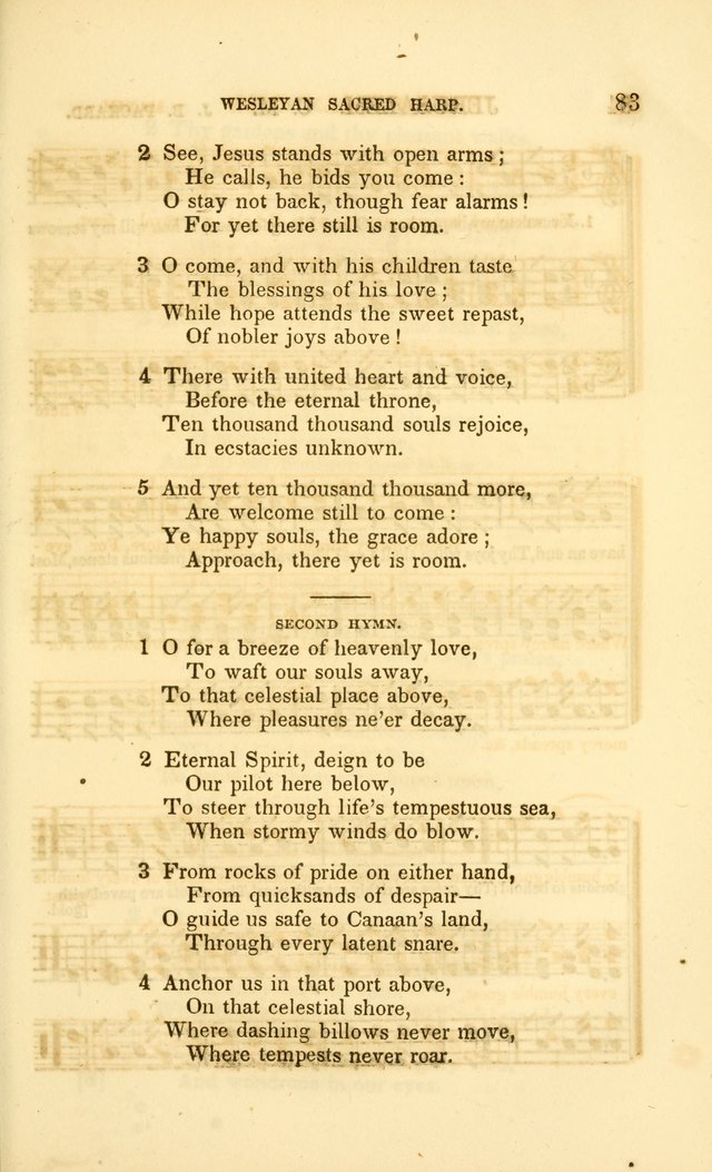 The Wesleyan Sacred Harp: a collection of choice tunes and hymns for prayer class and camp meetings, choirs and congregational singing page 90