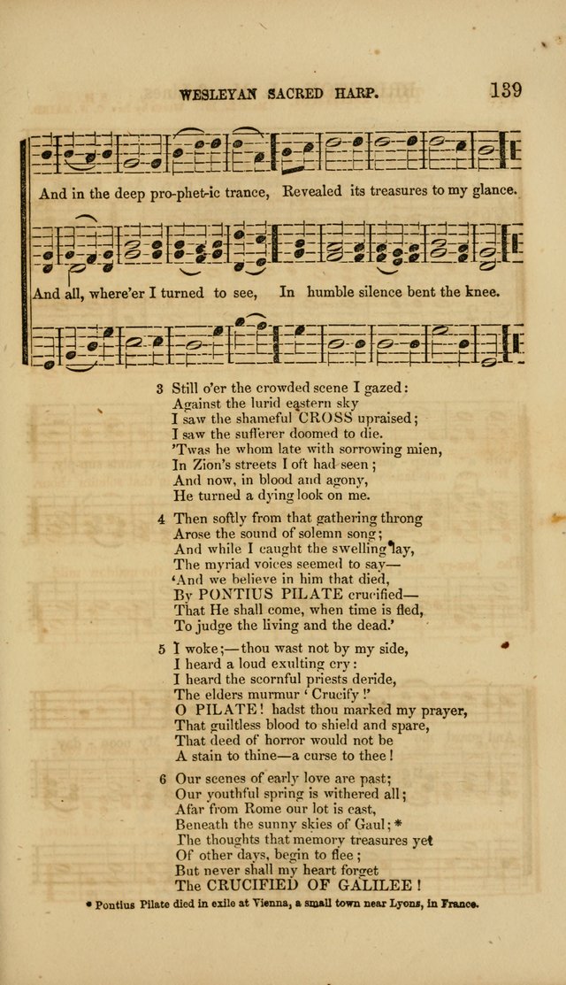 The Wesleyan Sacred Harp: a collection of choice tunes and hymns for prayer class, and camp meetings, choirs, and congregational singing page 144