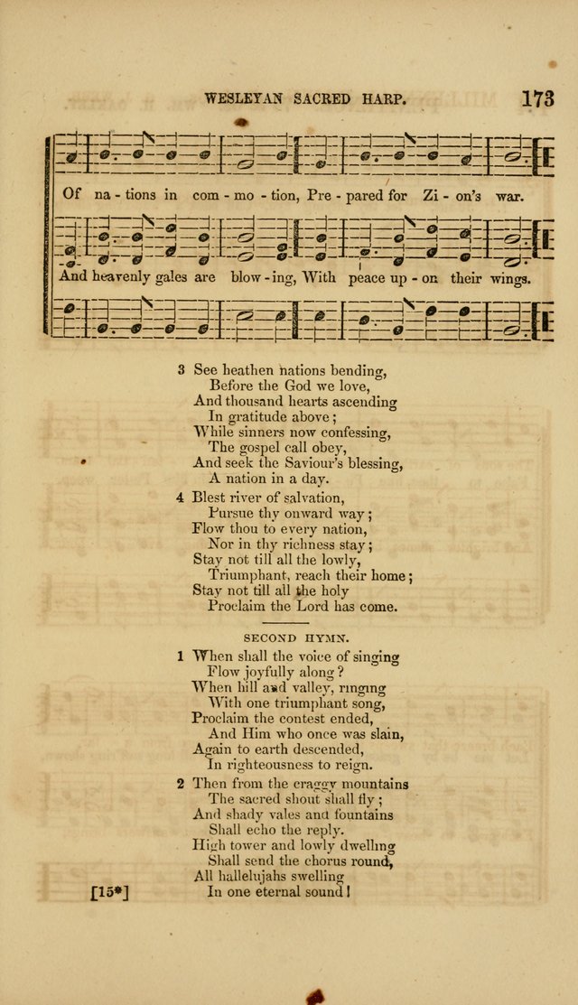 The Wesleyan Sacred Harp: a collection of choice tunes and hymns for prayer class, and camp meetings, choirs, and congregational singing page 178