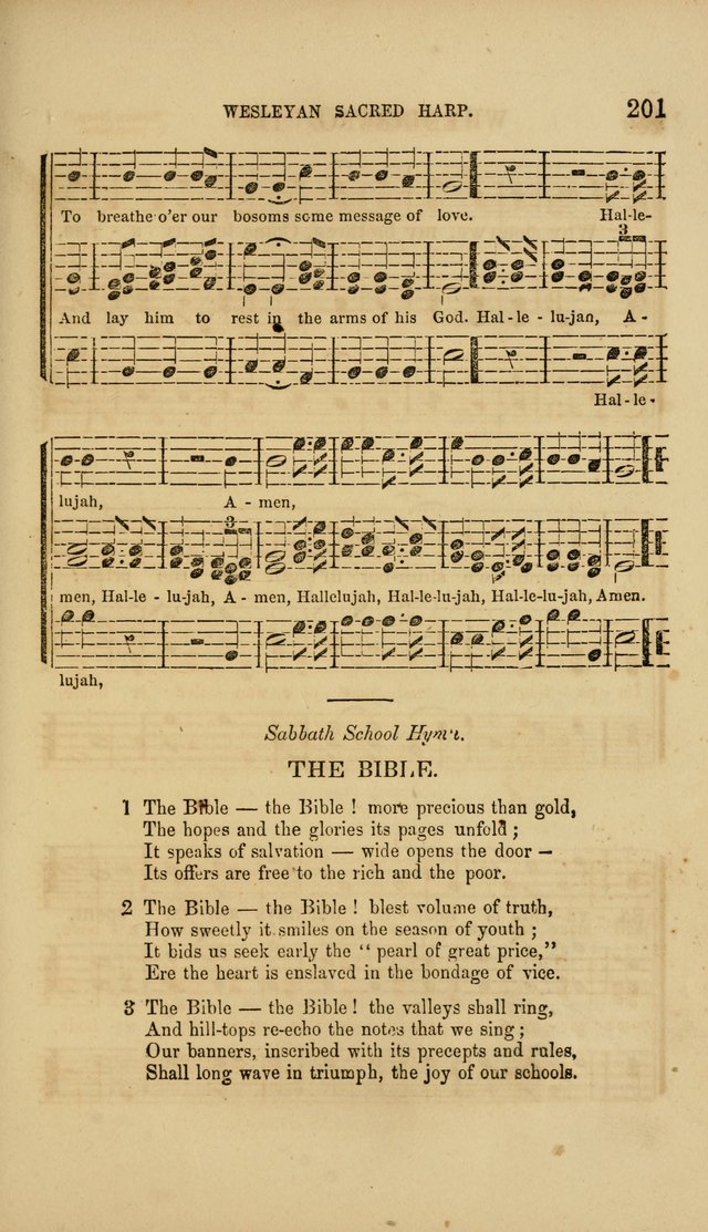 The Wesleyan Sacred Harp: a collection of choice tunes and hymns for prayer class, and camp meetings, choirs, and congregational singing page 206