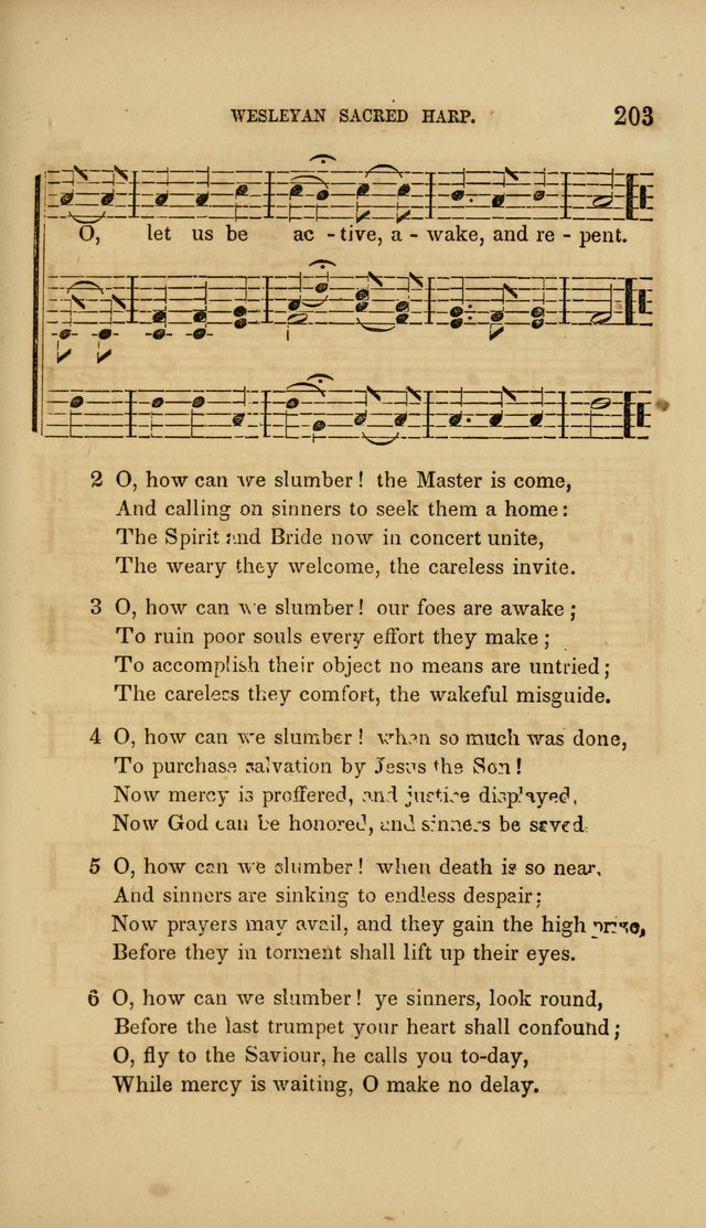 The Wesleyan Sacred Harp: a collection of choice tunes and hymns for prayer class, and camp meetings, choirs, and congregational singing page 208