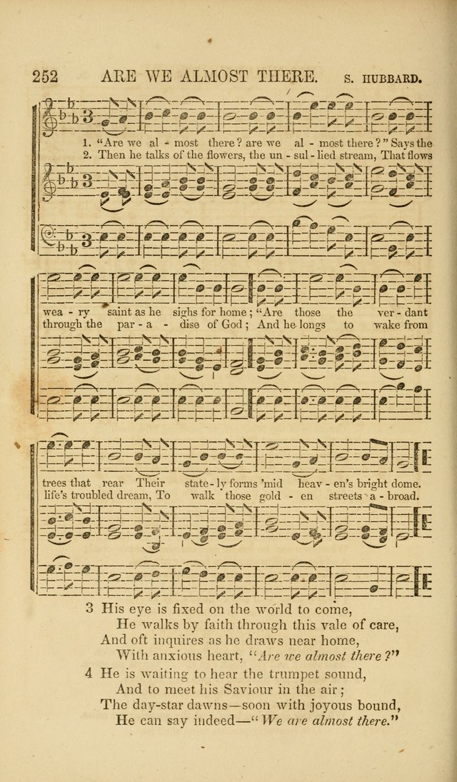 The Wesleyan Sacred Harp: a collection of choice tunes and hymns for prayer class, and camp meetings, choirs, and congregational singing page 257