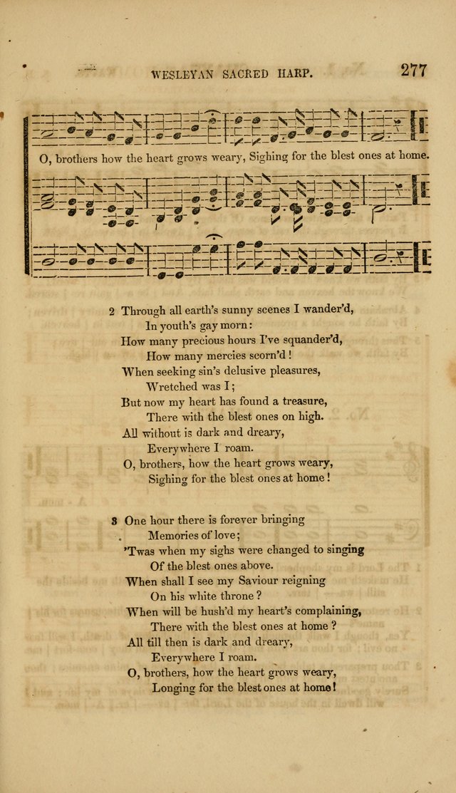 The Wesleyan Sacred Harp: a collection of choice tunes and hymns for prayer class, and camp meetings, choirs, and congregational singing page 282