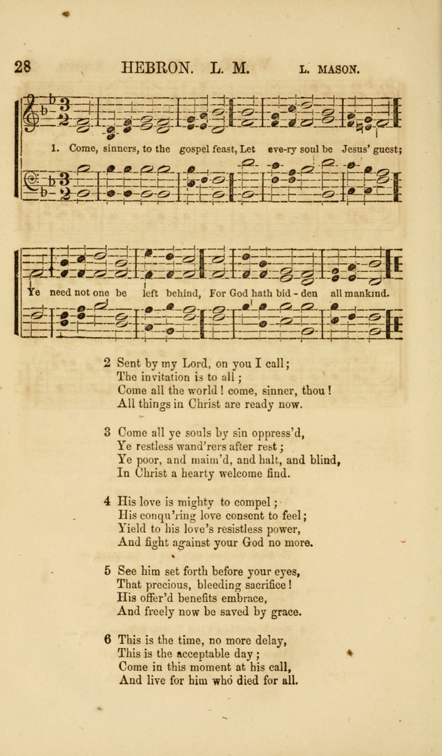 The Wesleyan Sacred Harp: a collection of choice tunes and hymns for prayer class, and camp meetings, choirs, and congregational singing page 33