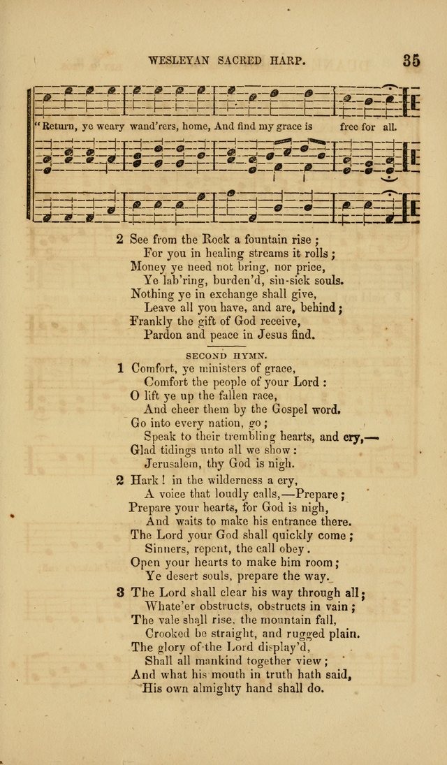 The Wesleyan Sacred Harp: a collection of choice tunes and hymns for prayer class, and camp meetings, choirs, and congregational singing page 40