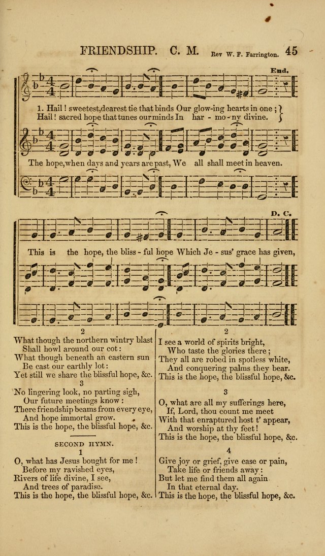 The Wesleyan Sacred Harp: a collection of choice tunes and hymns for prayer class, and camp meetings, choirs, and congregational singing page 50