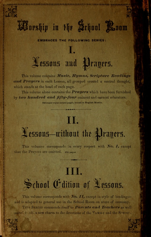 Worship in the School Room: a manual of devotion intended especially for the school, also adapted to the family page 270