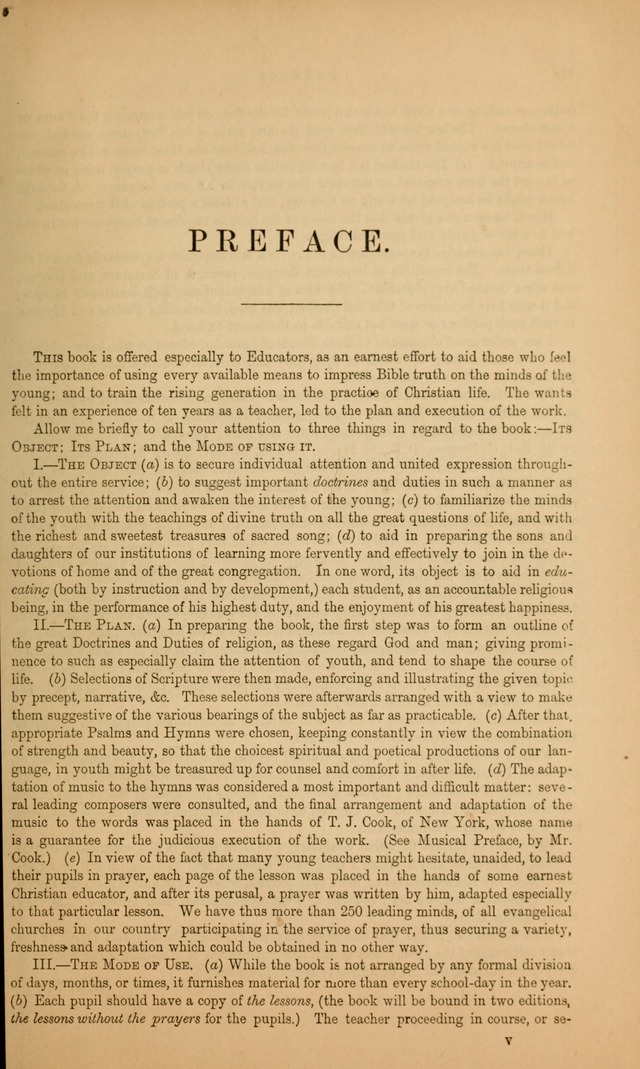 Worship in the School Room: a manual of devotion intended especially for the school, also adapted to the family page xi