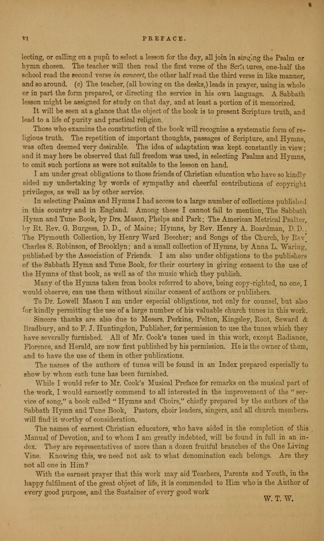 Worship in the School Room: a manual of devotion intended especially for the school, also adapted to the family page xii