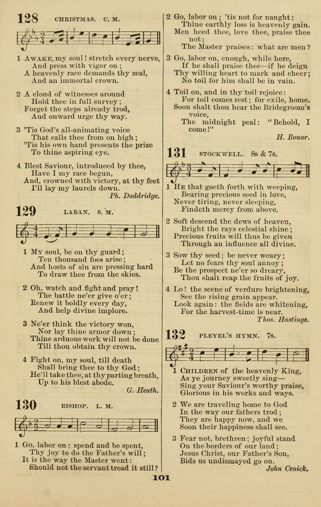 Westminster Sabbath School Hymnal, a collection of hymns and tunes for use in sabbath-schools and social meetings page 102