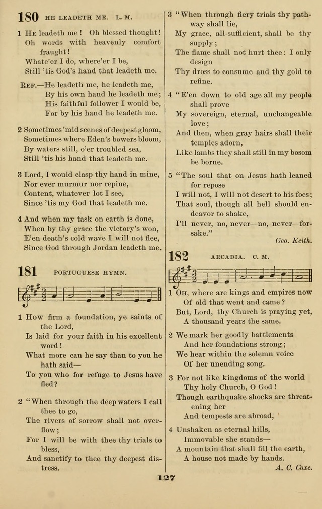 Westminster Sabbath School Hymnal, a collection of hymns and tunes for use in sabbath-schools and social meetings page 128