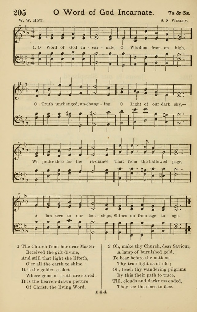 Westminster Sabbath School Hymnal, a collection of hymns and tunes for use in sabbath-schools and social meetings page 145