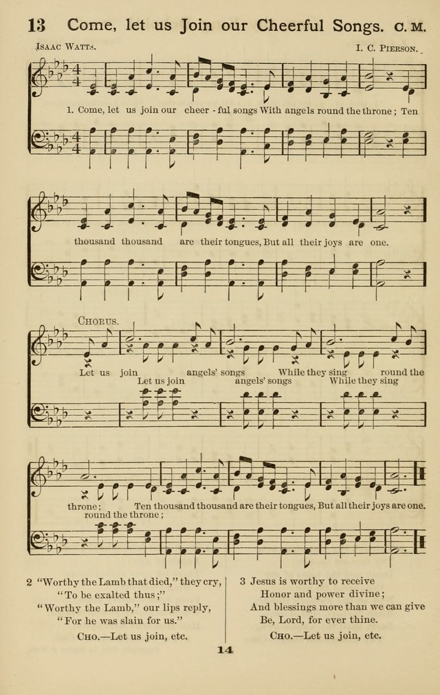 Westminster Sabbath School Hymnal, a collection of hymns and tunes for use in sabbath-schools and social meetings page 15