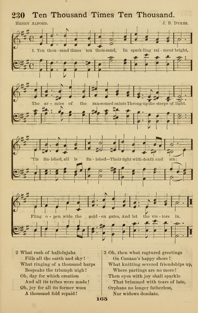 Westminster Sabbath School Hymnal, a collection of hymns and tunes for use in sabbath-schools and social meetings page 166