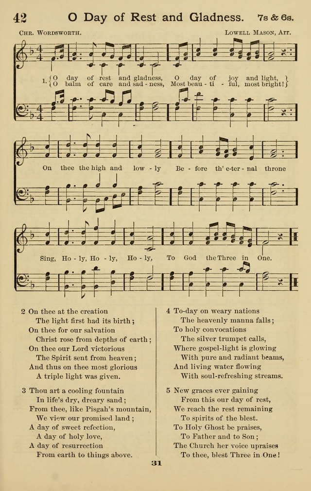 Westminster Sabbath School Hymnal, a collection of hymns and tunes for use in sabbath-schools and social meetings page 32