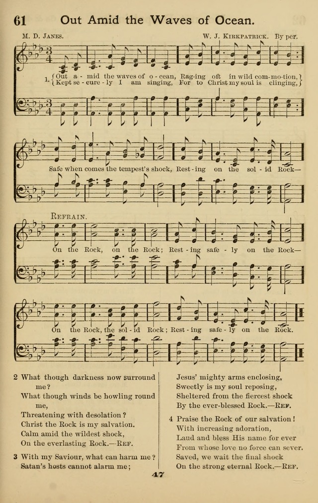 Westminster Sabbath School Hymnal, a collection of hymns and tunes for use in sabbath-schools and social meetings page 48