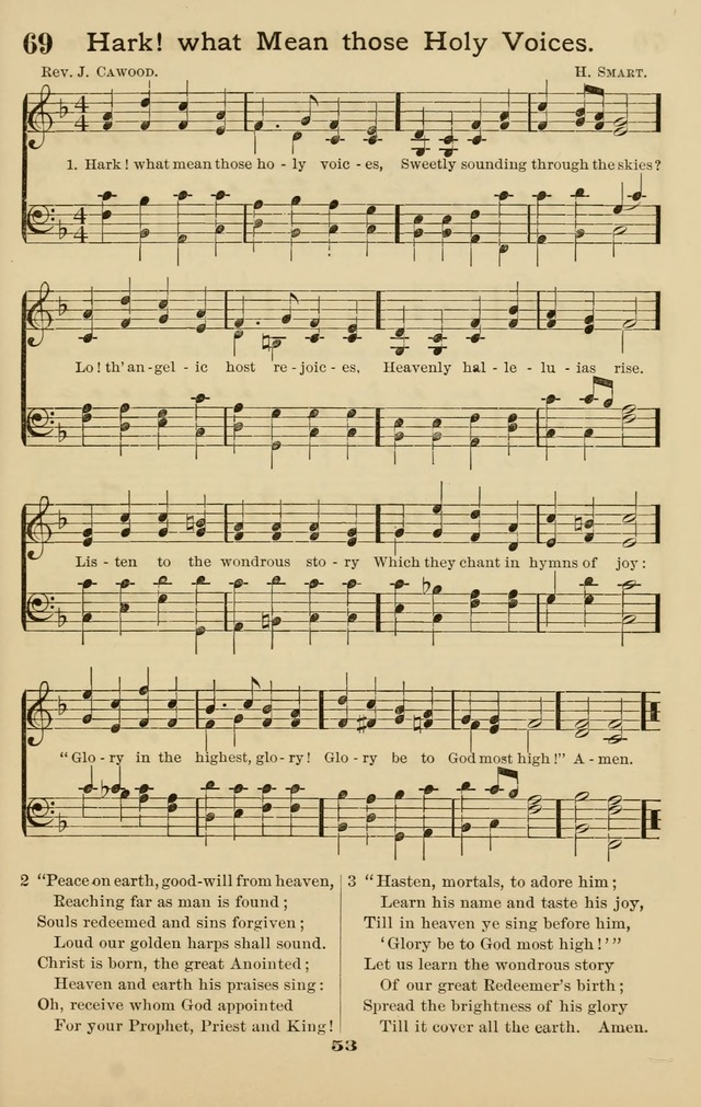 Westminster Sabbath School Hymnal, a collection of hymns and tunes for use in sabbath-schools and social meetings page 54