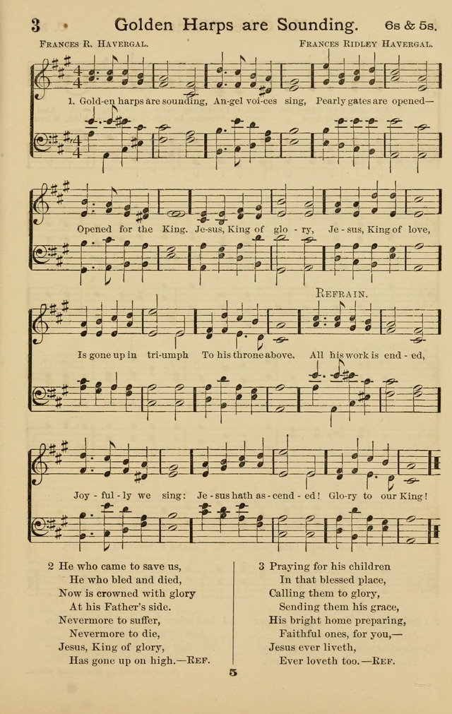 Westminster Sabbath School Hymnal, a collection of hymns and tunes for use in sabbath-schools and social meetings page 6