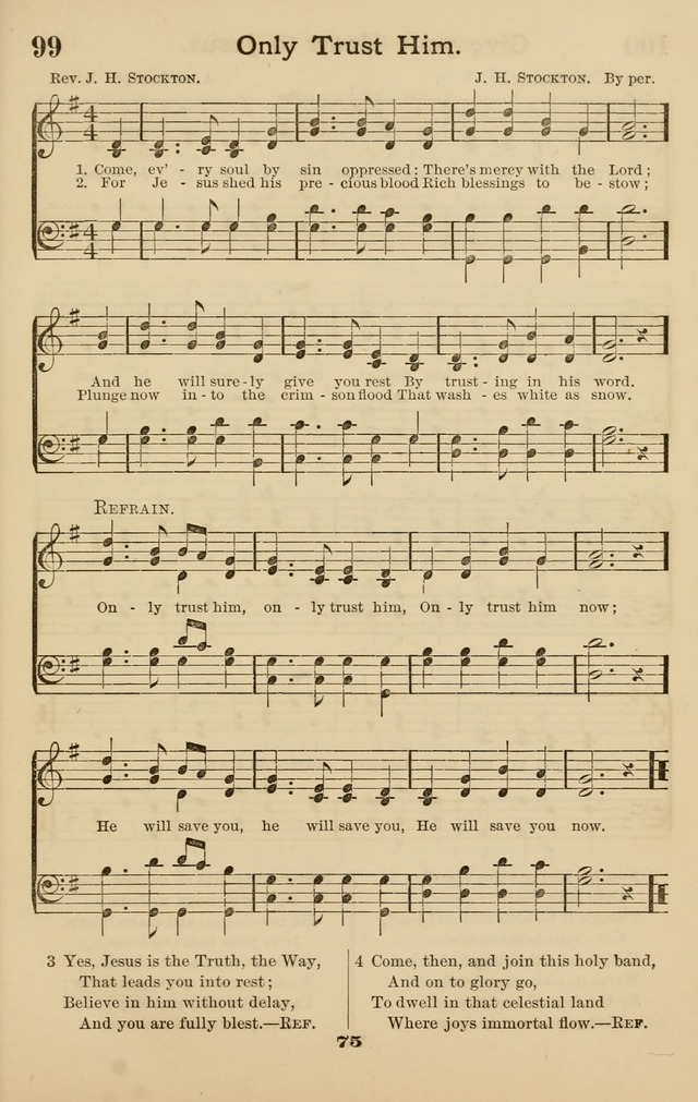 Westminster Sabbath School Hymnal, a collection of hymns and tunes for use in sabbath-schools and social meetings page 76