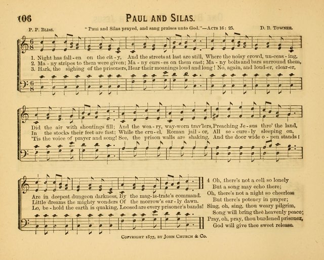 Welcome Tidings: a new collection of sacred songs for the Sunday School  page 111