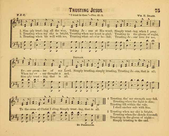 Welcome Tidings: a new collection of sacred songs for the Sunday School  page 80