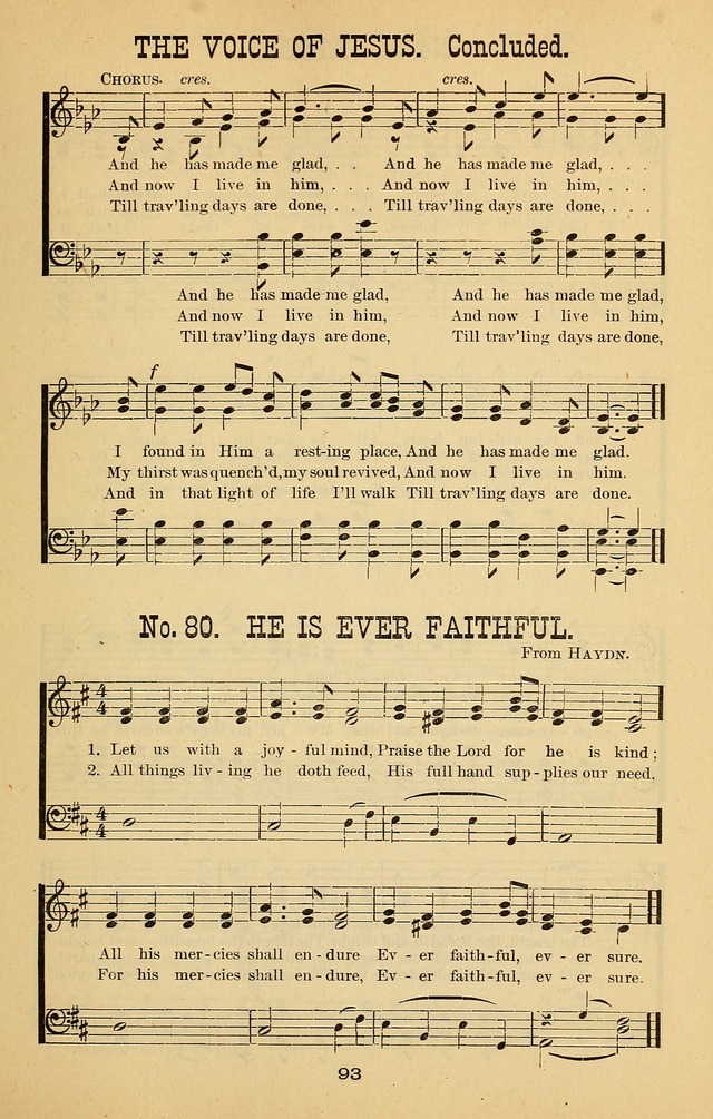 Words of Truth: a collection of hymns and tunes for Sunday schools and other occasions of Christian work and worship page 100