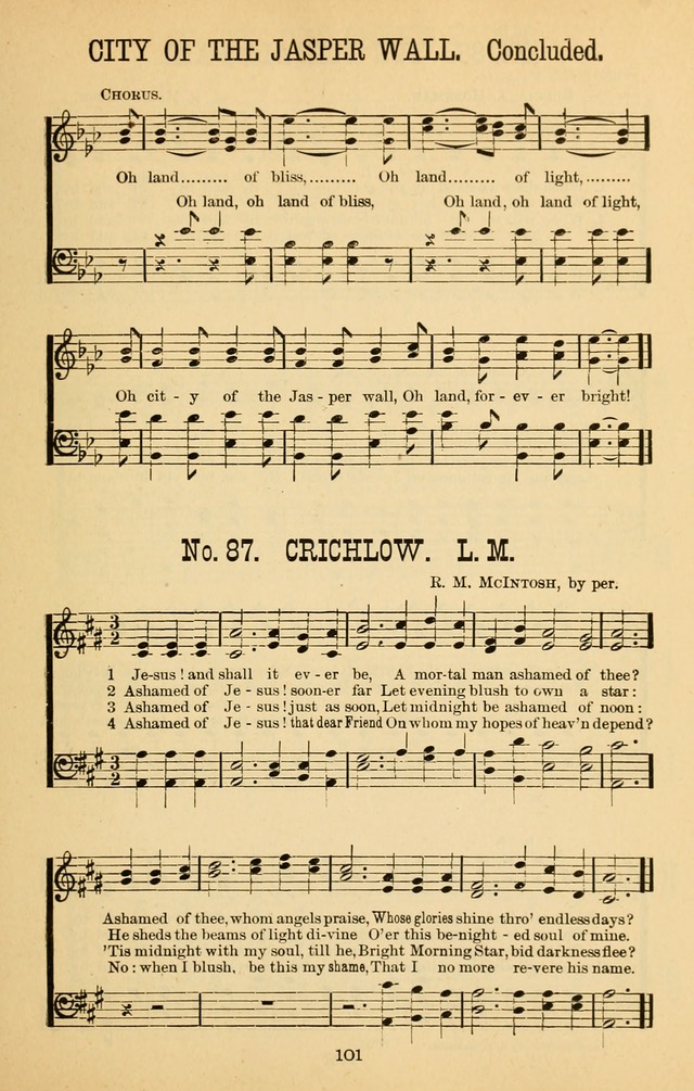 Words of Truth: a collection of hymns and tunes for Sunday schools and other occasions of Christian work and worship page 108