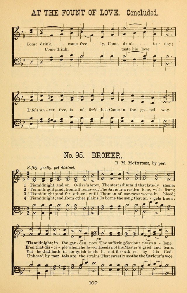 Words of Truth: a collection of hymns and tunes for Sunday schools and other occasions of Christian work and worship page 116