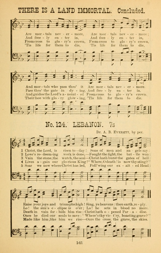 Words of Truth: a collection of hymns and tunes for Sunday schools and other occasions of Christian work and worship page 148