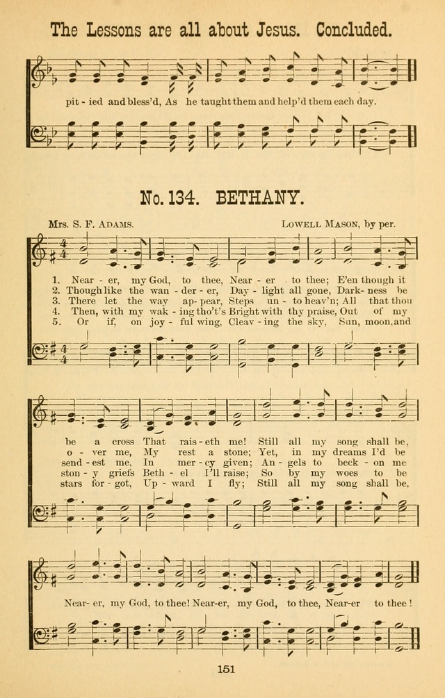 Words of Truth: a collection of hymns and tunes for Sunday schools and other occasions of Christian work and worship page 158