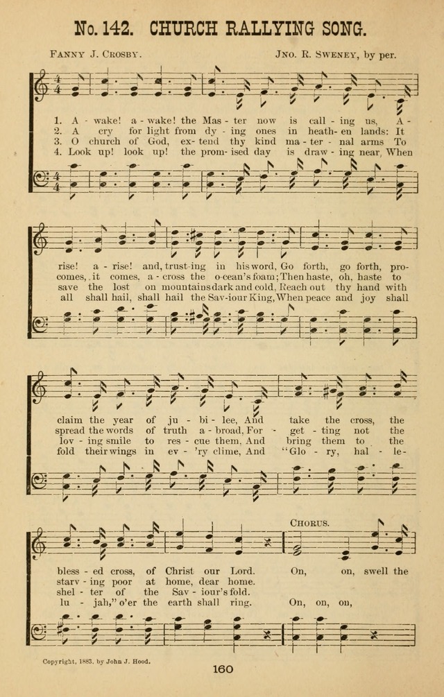 Words of Truth: a collection of hymns and tunes for Sunday schools and other occasions of Christian work and worship page 167