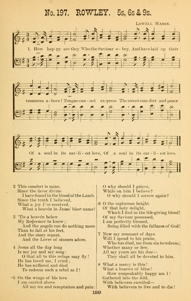 Words of Truth: a collection of hymns and tunes for Sunday schools and other occasions of Christian work and worship page 196