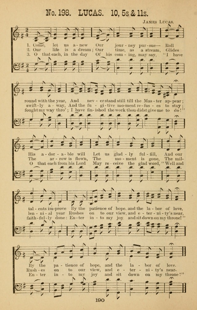 Words of Truth: a collection of hymns and tunes for Sunday schools and other occasions of Christian work and worship page 197