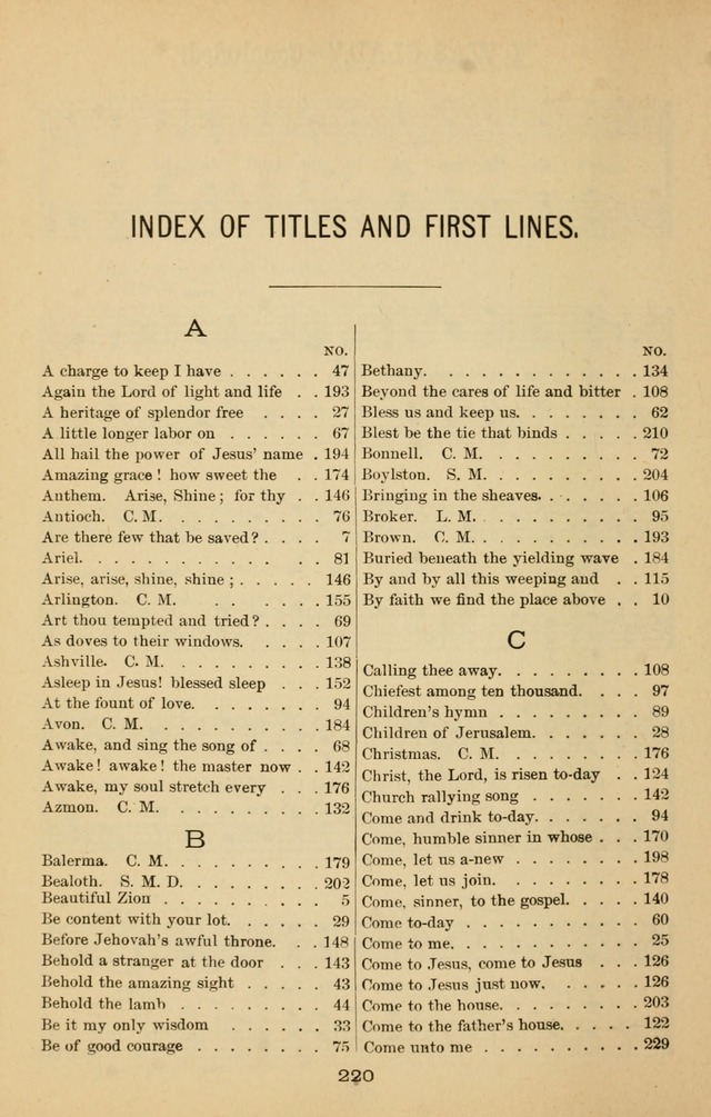 Words of Truth: a collection of hymns and tunes for Sunday schools and other occasions of Christian work and worship page 227