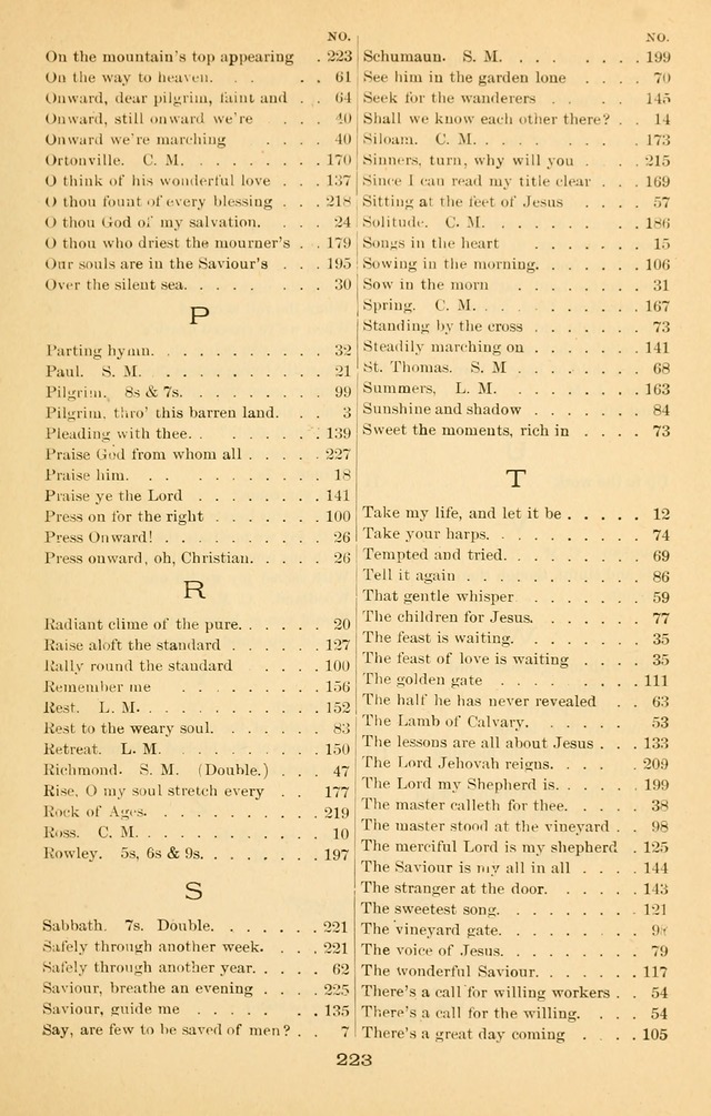 Words of Truth: a collection of hymns and tunes for Sunday schools and other occasions of Christian work and worship page 230