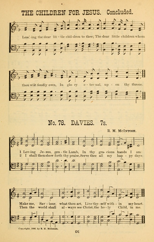 Words of Truth: a collection of hymns and tunes for Sunday schools and other occasions of Christian work and worship page 98