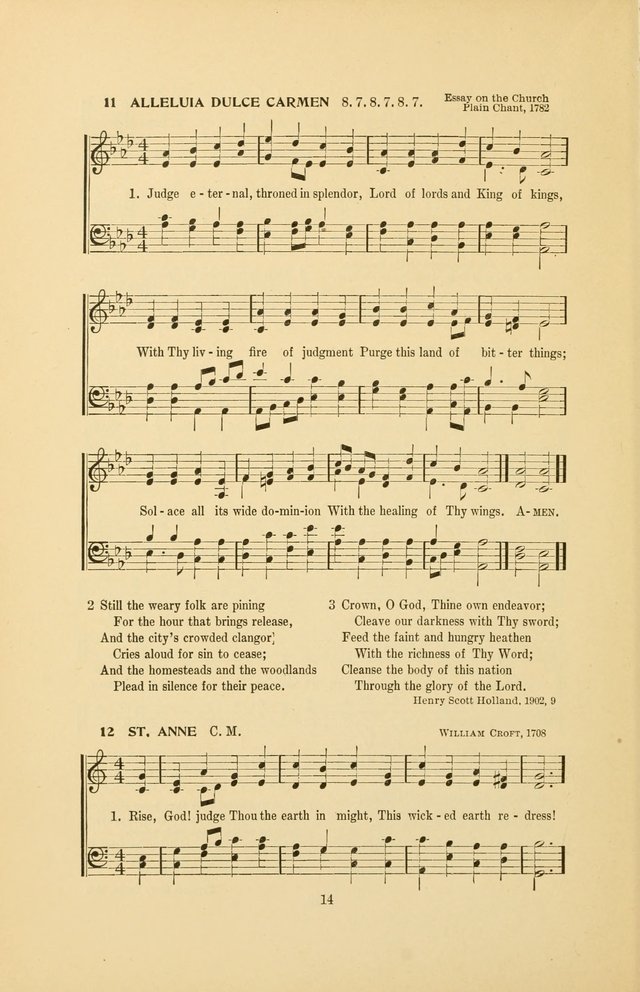 War-Time Hymns page 14