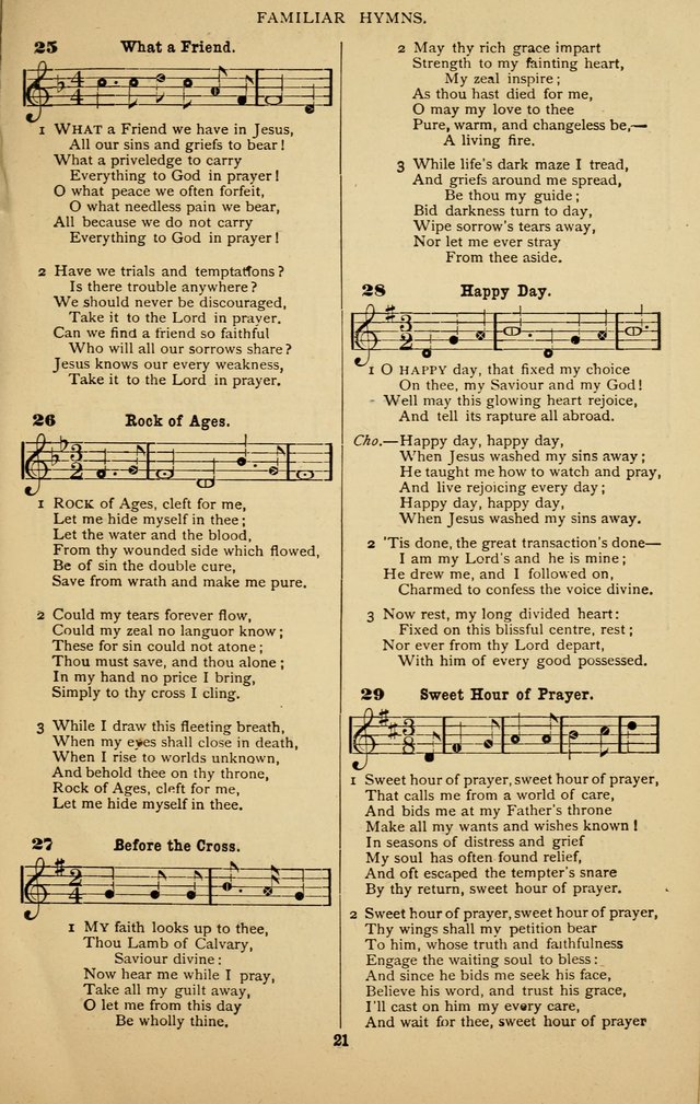 The Welcome Voice: a collection of gospel hymns and songs page 21