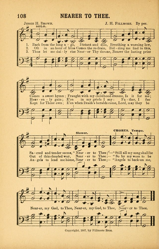 White Wings: for the use of churches, Sunday schools, Y.P.S.C.E., and all kinds of religious services page 107