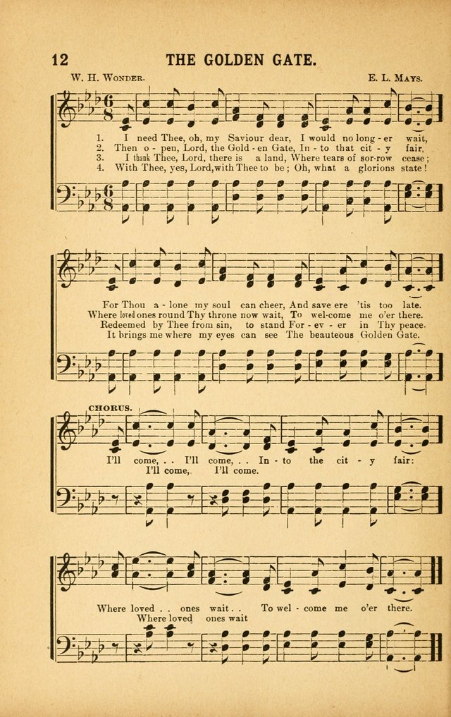 White Wings: for the use of churches, Sunday schools, Y.P.S.C.E., and all kinds of religious services page 11