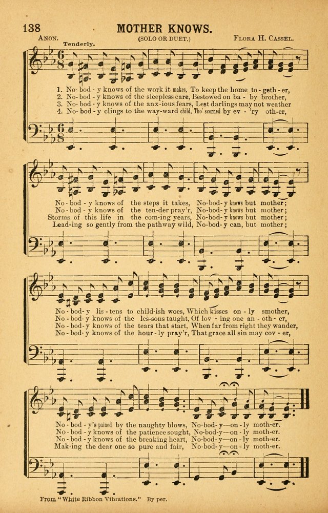 White Wings: for the use of churches, Sunday schools, Y.P.S.C.E., and all kinds of religious services page 137