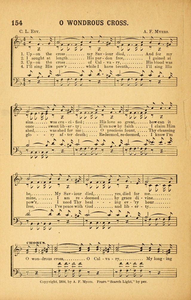 White Wings: for the use of churches, Sunday schools, Y.P.S.C.E., and all kinds of religious services page 153