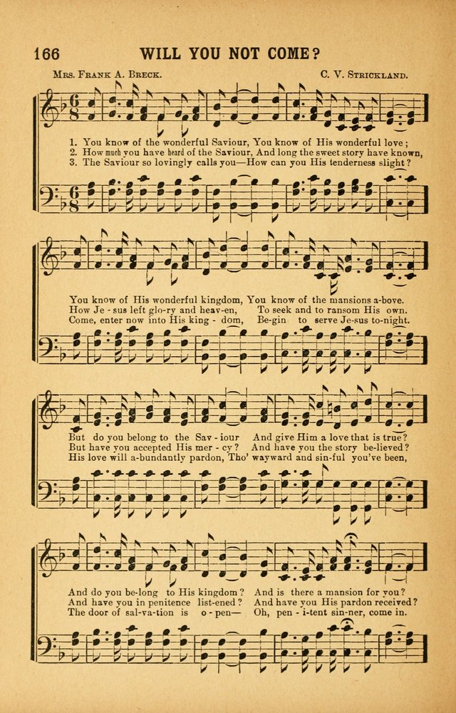 White Wings: for the use of churches, Sunday schools, Y.P.S.C.E., and all kinds of religious services page 165