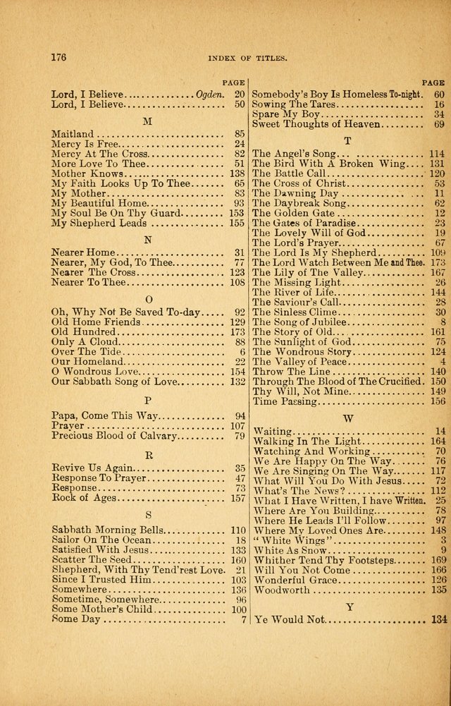 White Wings: for the use of churches, Sunday schools, Y.P.S.C.E., and all kinds of religious services page 175